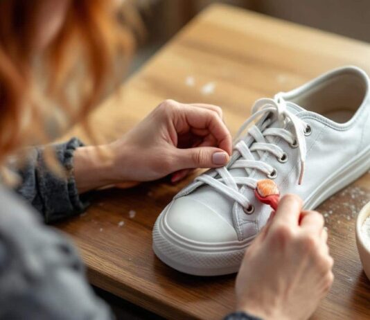 How to Clean White Sneakers with Baking Soda and Toothpaste