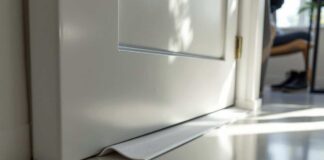 Comment sceller soi-même le bas de la porte : stoppez les courants d’air froids en quelques minutes